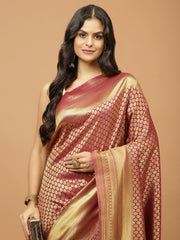 Zari Booti Woven Handloom Saree