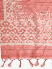 Neck Embroidered Chanderi Unstitched Suit With Dupatta