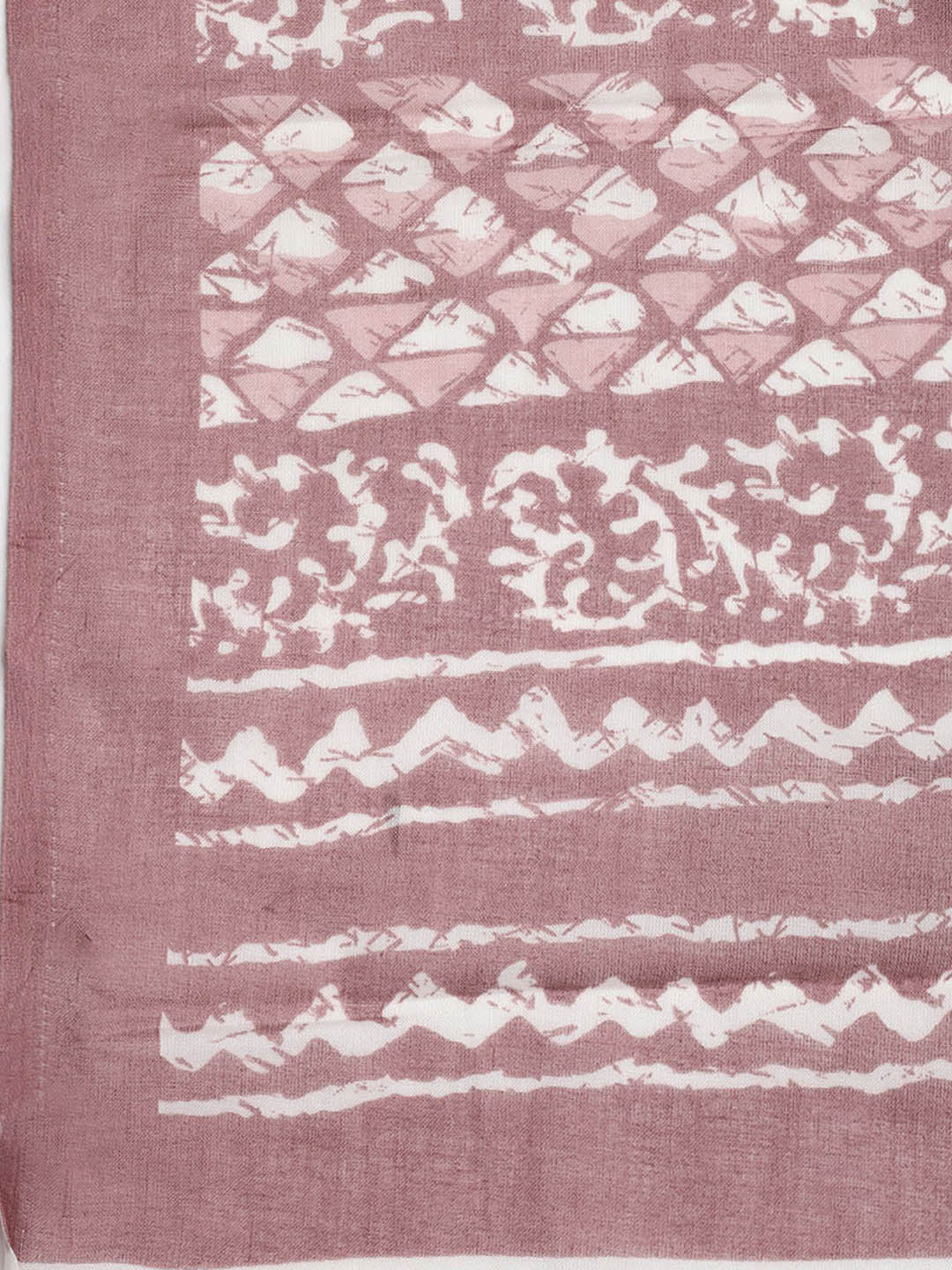 Printed Cotton Blend Unstitched Suit With Dupatta
