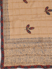 Printed Cotton Unstitched Suits Printed Suit With Pant & Dupatta