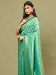 Zari Jaal Woven Handloom Saree