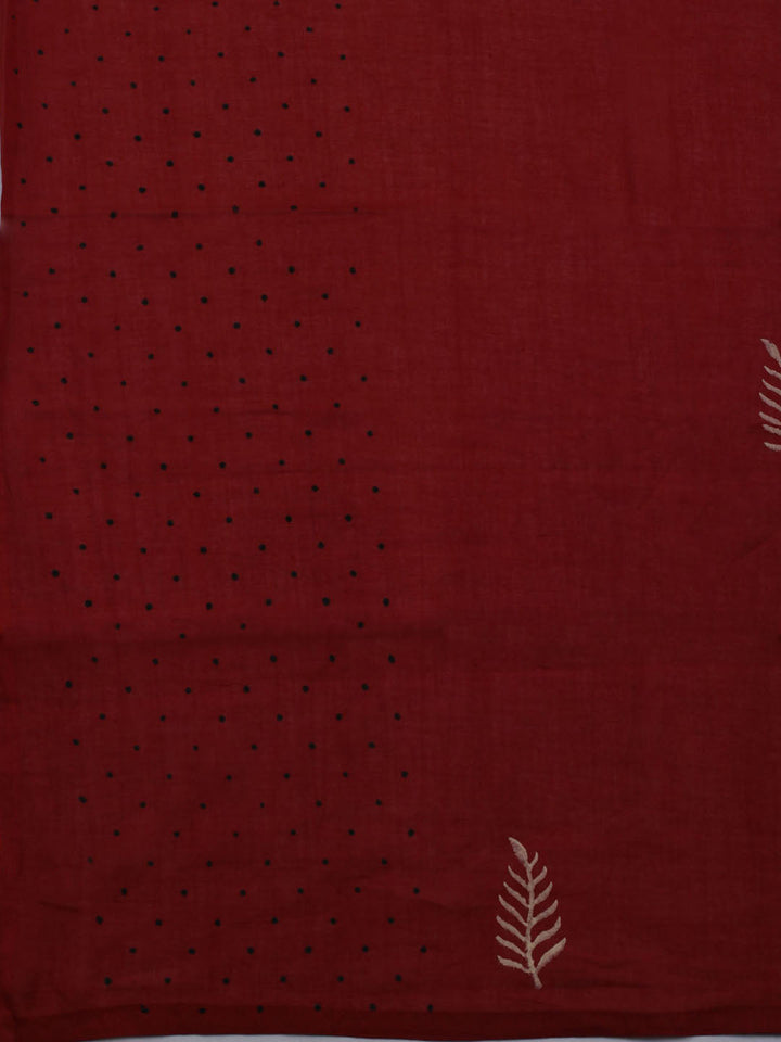 Printed Cotton Blend Unstitched Suit With Dupatta