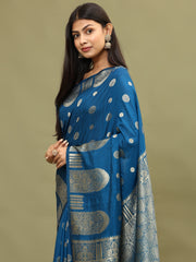 Zari Border Woven Handloom Saree