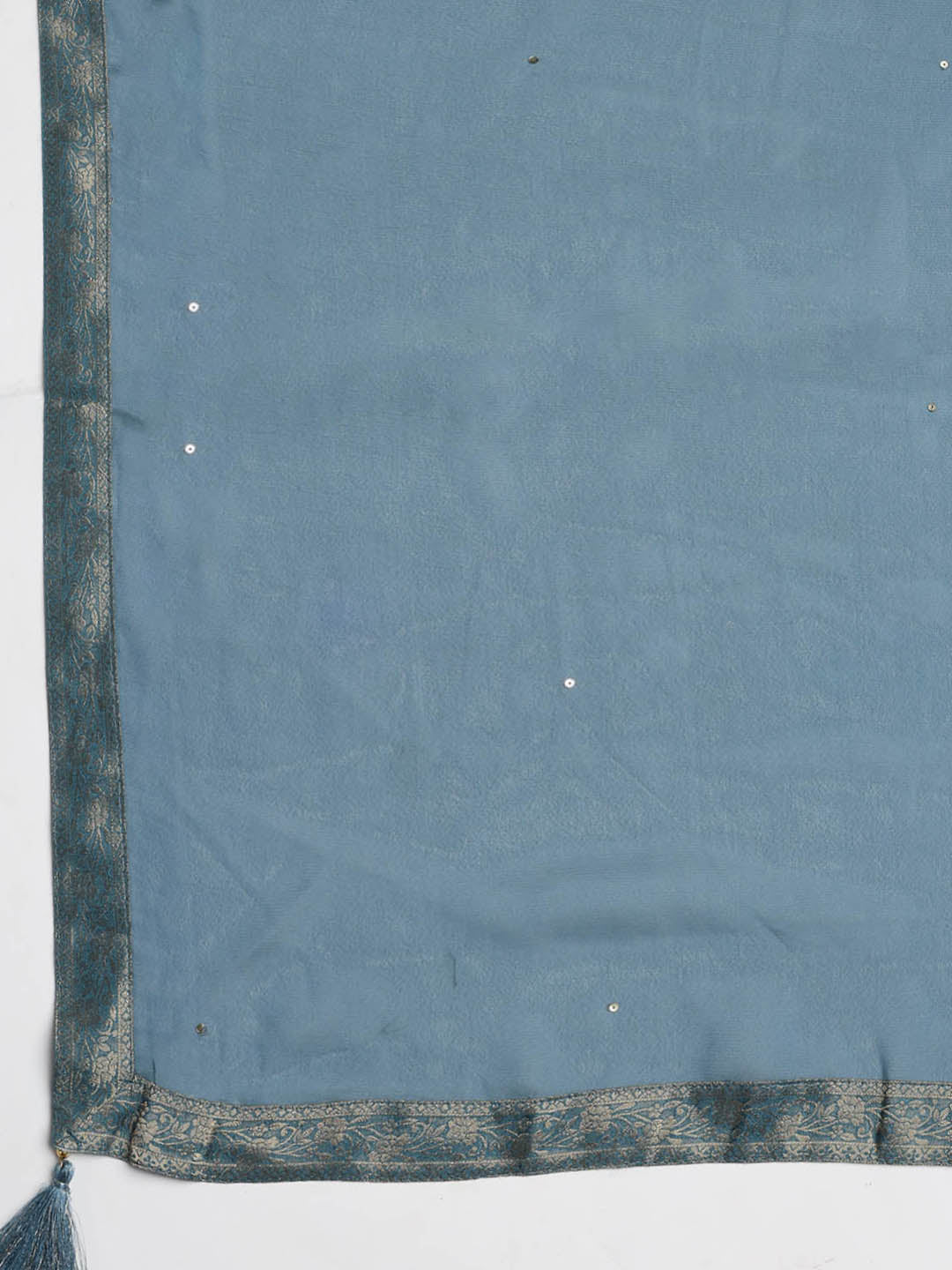 Zari Jaal Art Silk Unstitched Suit With Dupatta