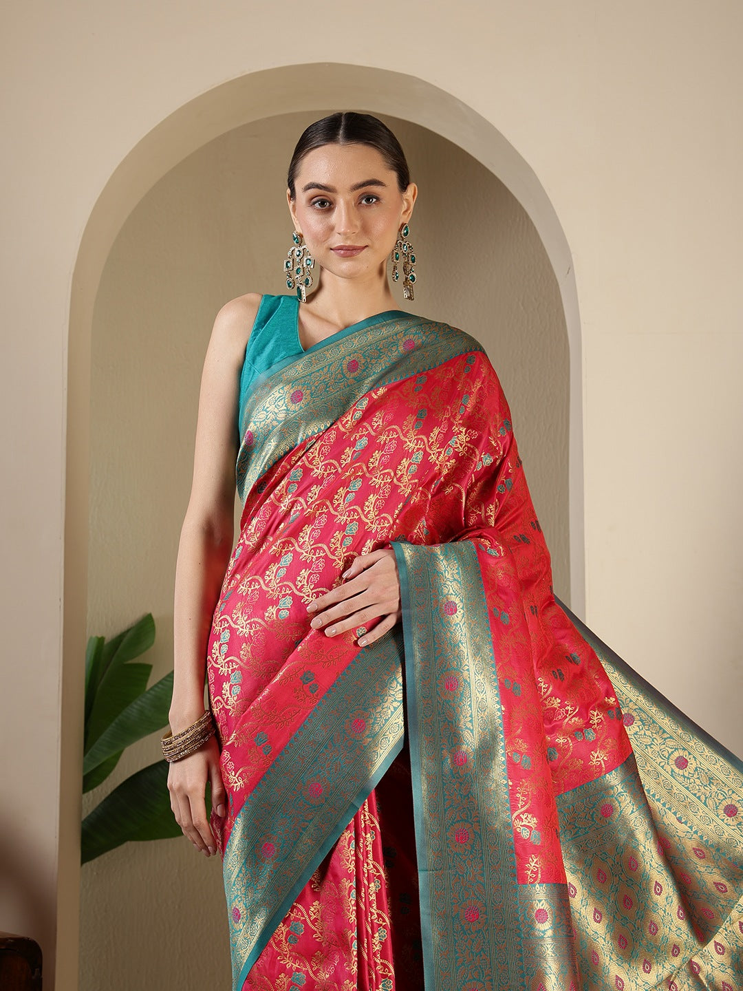 Woven Design Art Silk Saree