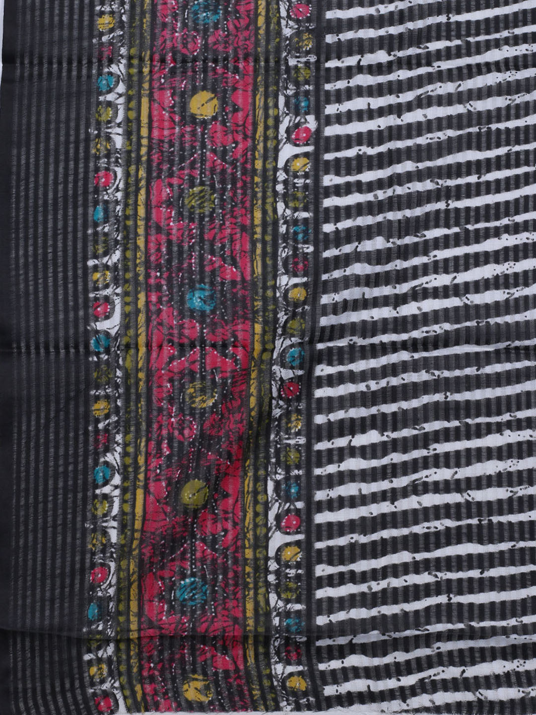 Printed Cotton Blend Unstitched Suit With Dupatta