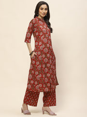 Printed Cotton Kurta Set