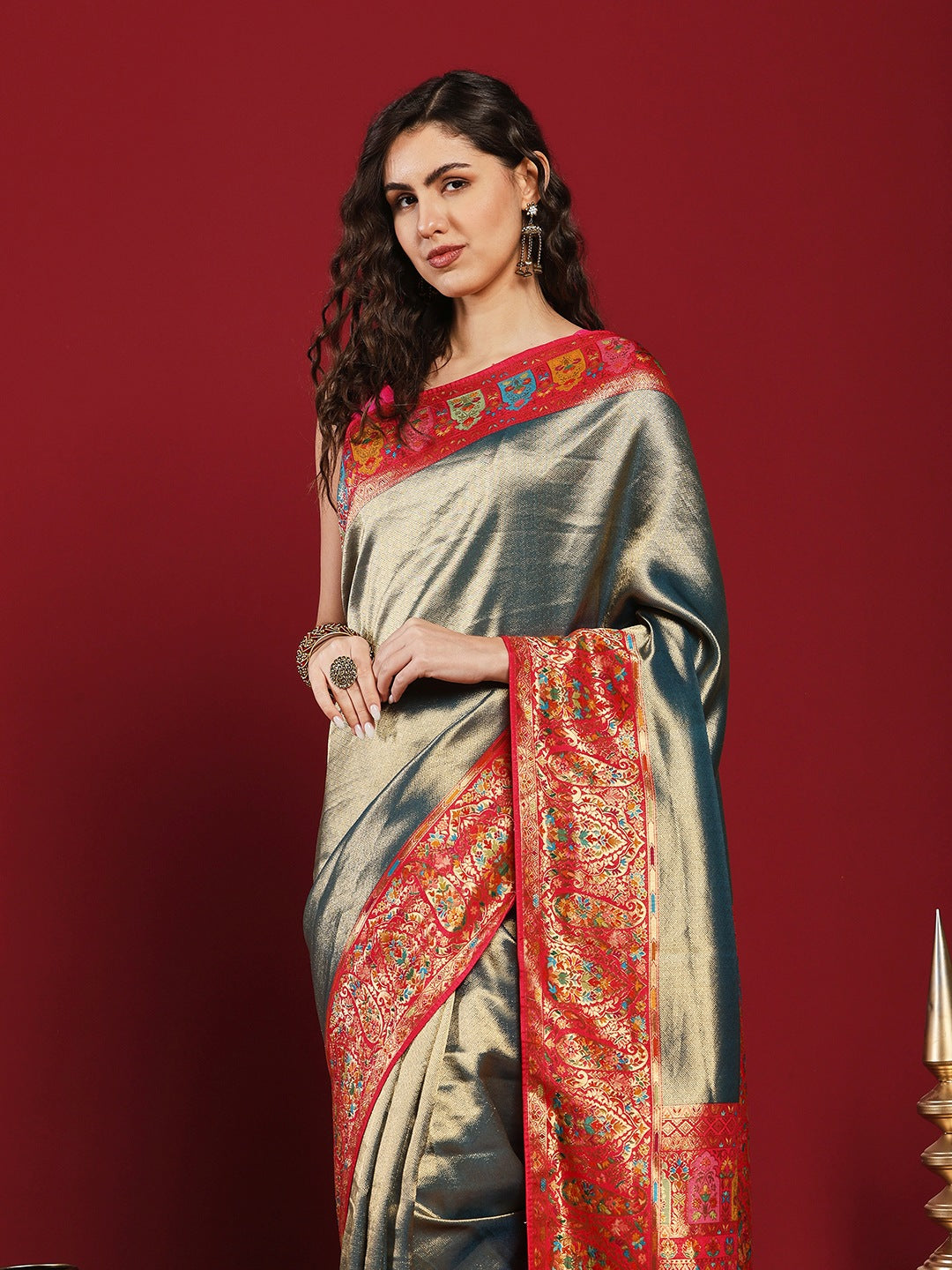 Woven Design Dola Silk Saree