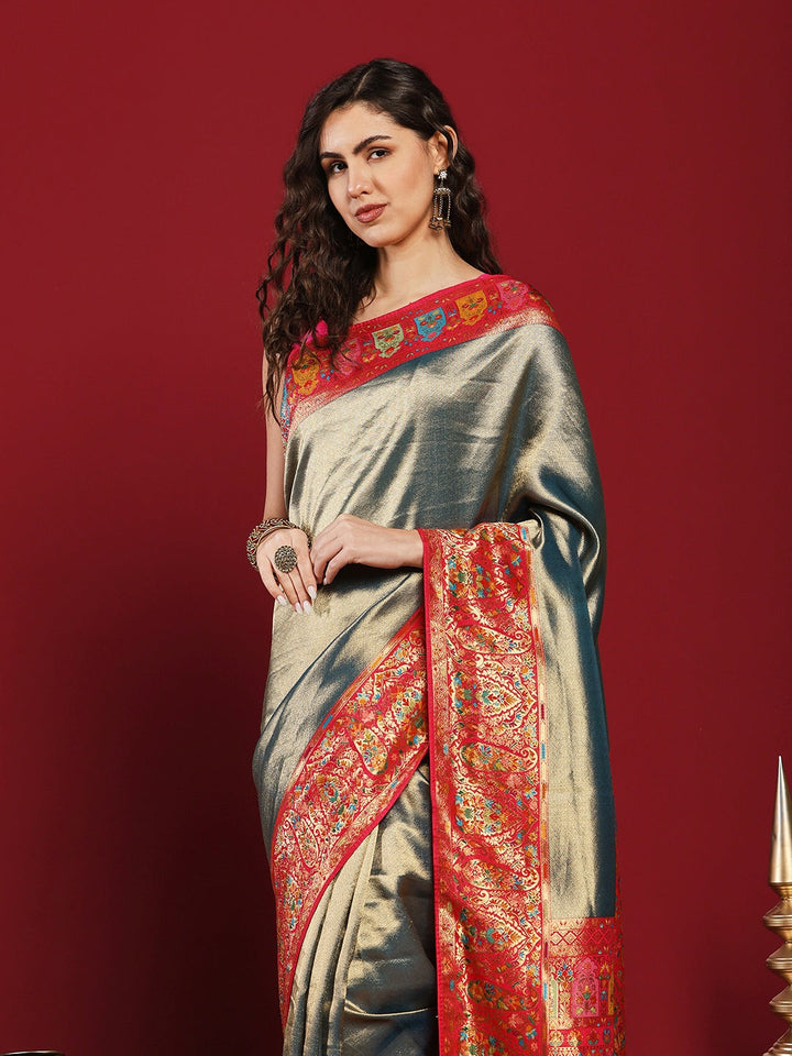 Woven Design Dola Silk Saree