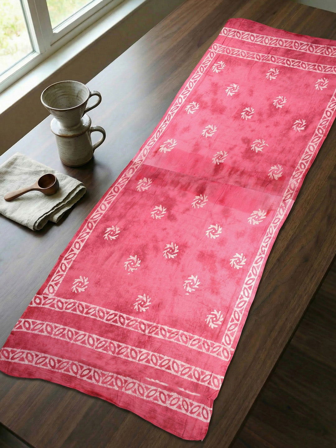 Embroidered Cotton Blend Unstitched Suit With Pant &amp; Dupatta