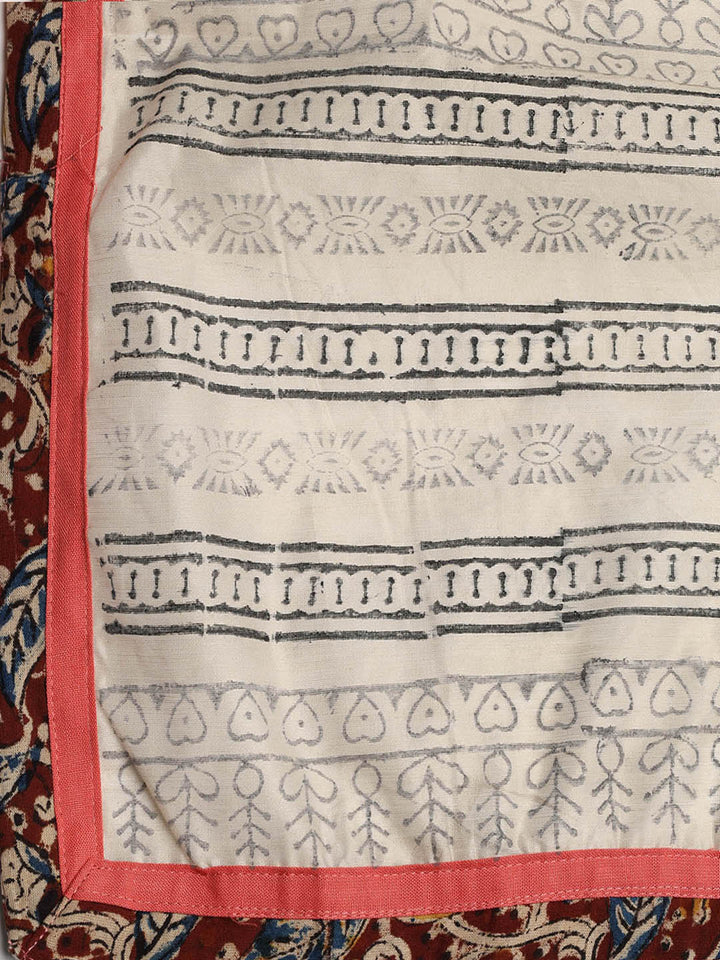 Neck Embroidered Cotton Blend Unstitched Suit With Dupatta