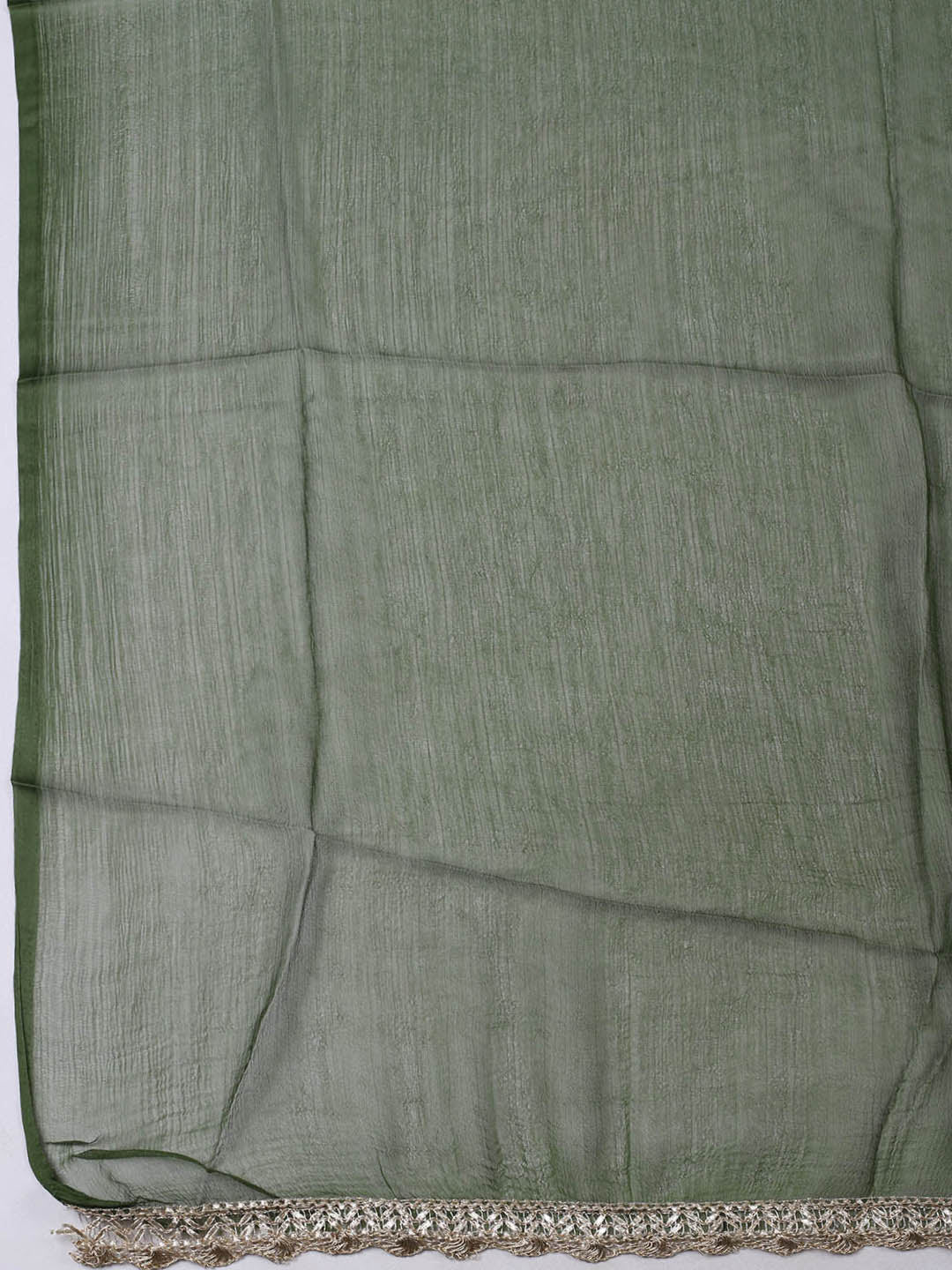 Woven Design Chanderi Unstitched Suit With Pant &amp; Dupatta