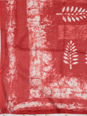 Printed Cotton Unstitched Suit With Pant & Dupatta