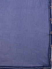 Embroidered Cotton Blend Unstitched Suit With Pant & Dupatta