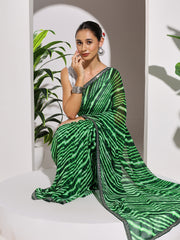 Printed Georgette Saree