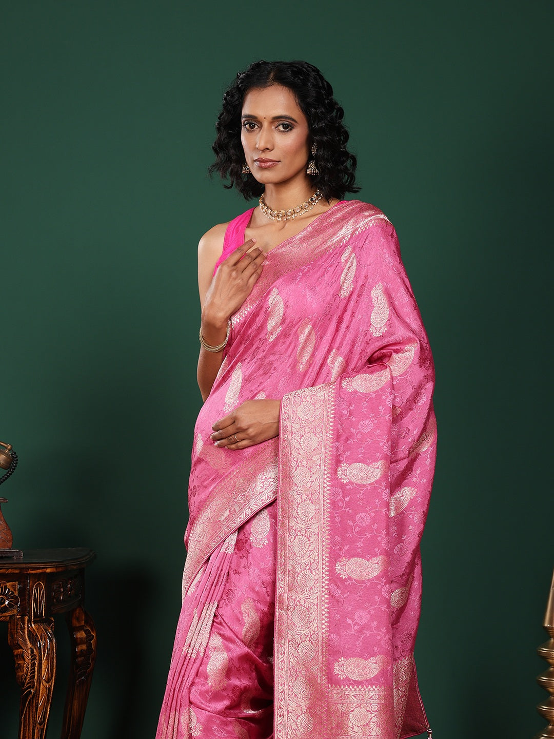 Woven Design Dola Silk Saree
