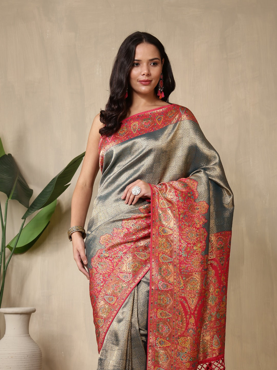Woven Design Dola Silk Saree