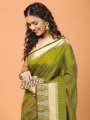 Zari Border Woven Handloom Saree