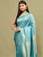 Zari Jaal Woven Handloom Saree