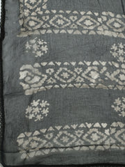 Printed Cotton Blend Unstitched Kurta With Pant & Dupatta