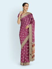 Zari Booti Art Silk Woven Saree