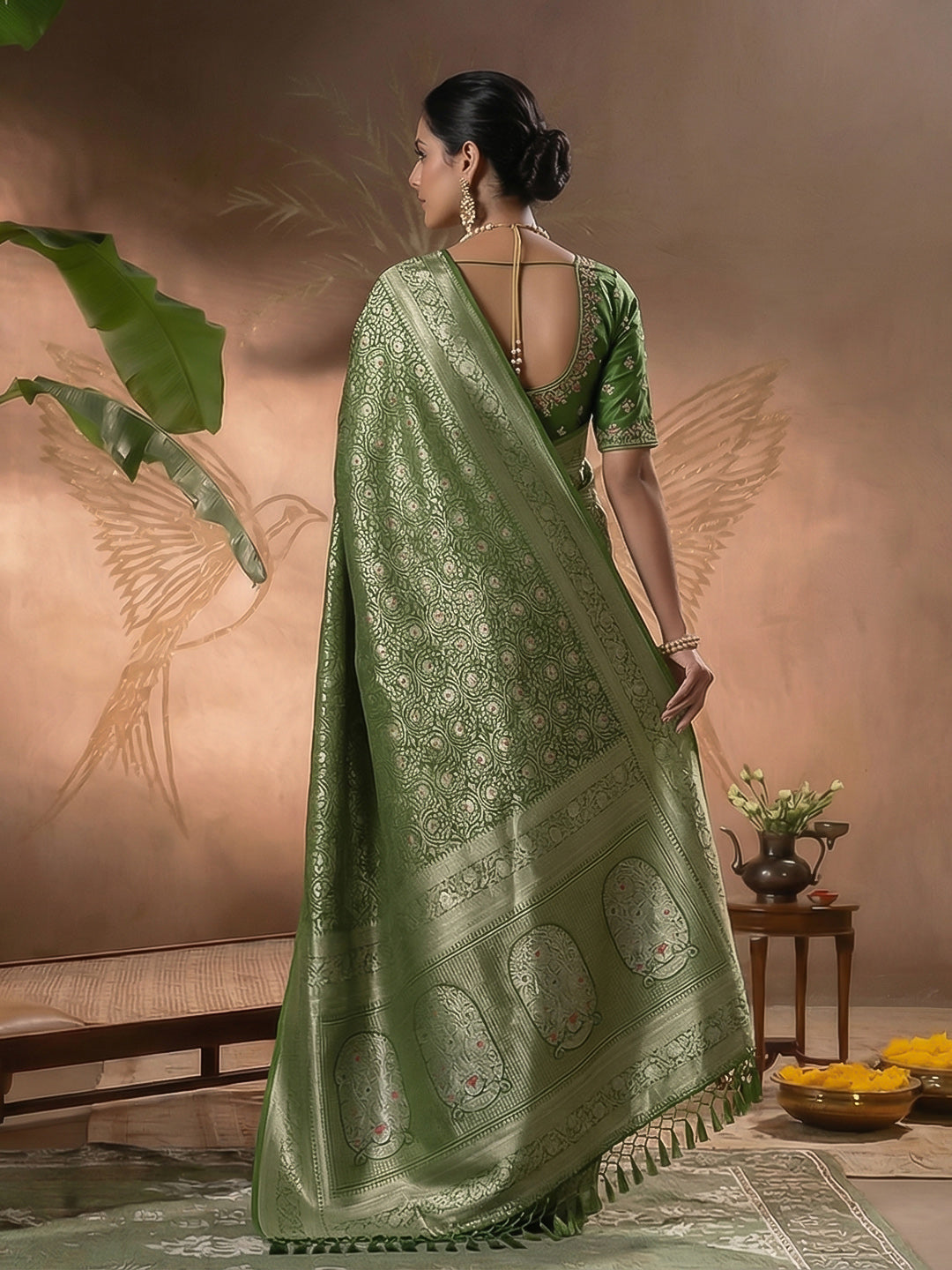 Woven Design Art Silk Saree