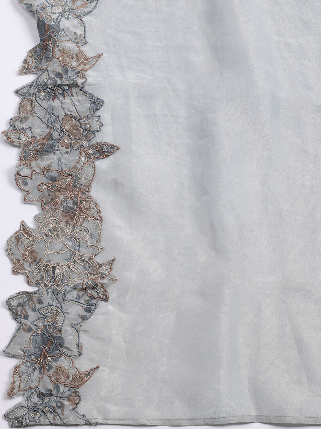 Banarasi Tissue Unstitched Suit With Dupatta