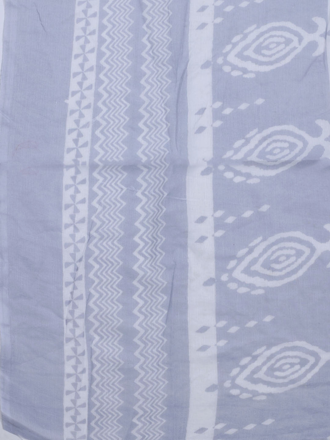 Neck Embroidered Cotton Blend Unstitched Suit With Dupatta