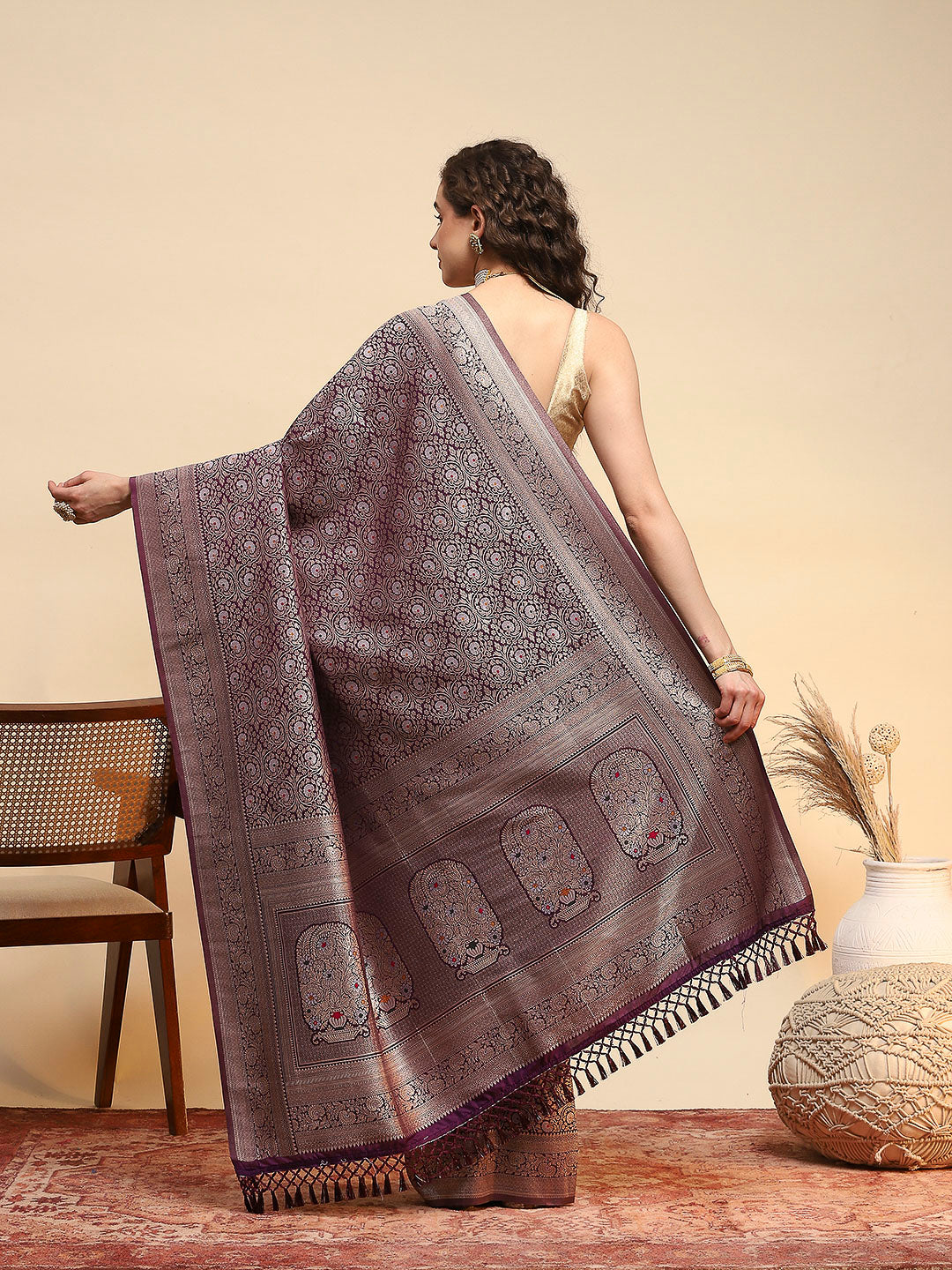 Woven Design Art Silk Saree