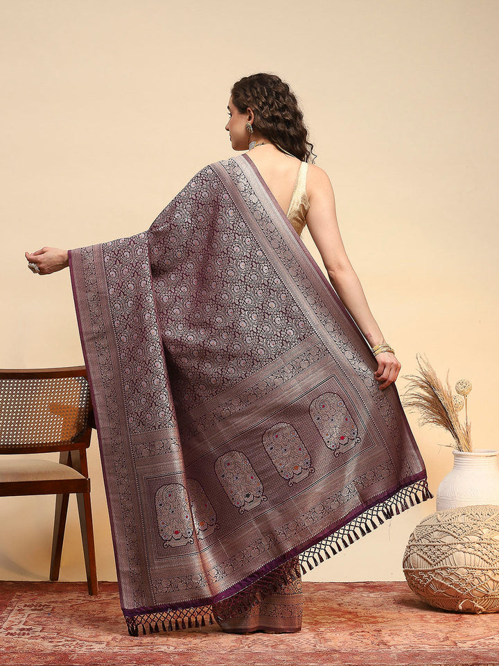 Woven Design Art Silk Saree