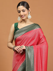 Zari Border Woven Art Silk Saree