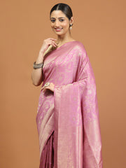 Zari Border Woven Art Silk Saree