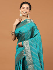 Zari Border Woven Art Silk Saree