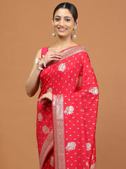 Zari Border Woven Art Silk Saree