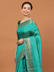 Zari Jaal Woven Art Silk Saree