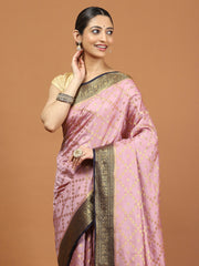 Zari Border Woven Art Silk Saree