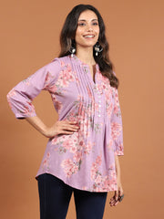 Printed Cotton Blend Kurta