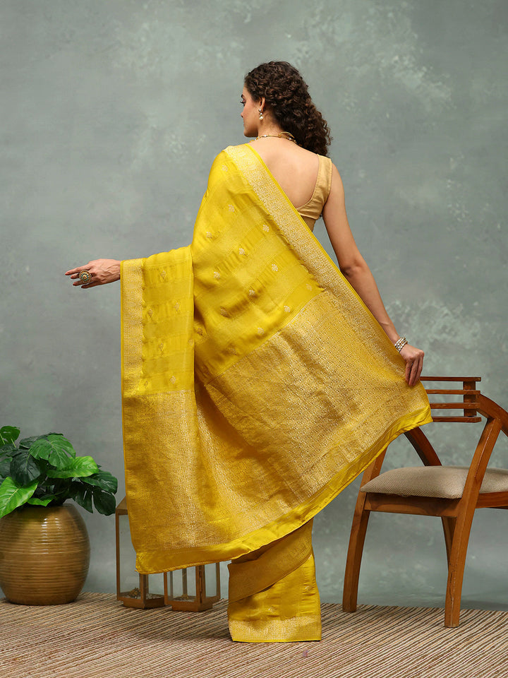 Woven Border Tissue Saree