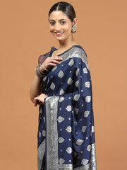 Zari Border Woven Art Silk Saree