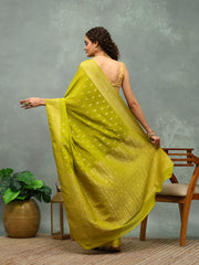 Woven Border Georgette Saree