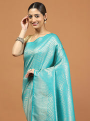 Zari Border Woven Art Silk Saree