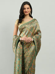 Zari Jaal Georgette Woven Saree