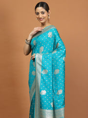 Zari Border Woven Art Silk Saree