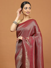 Zari Border Woven Art Silk Saree