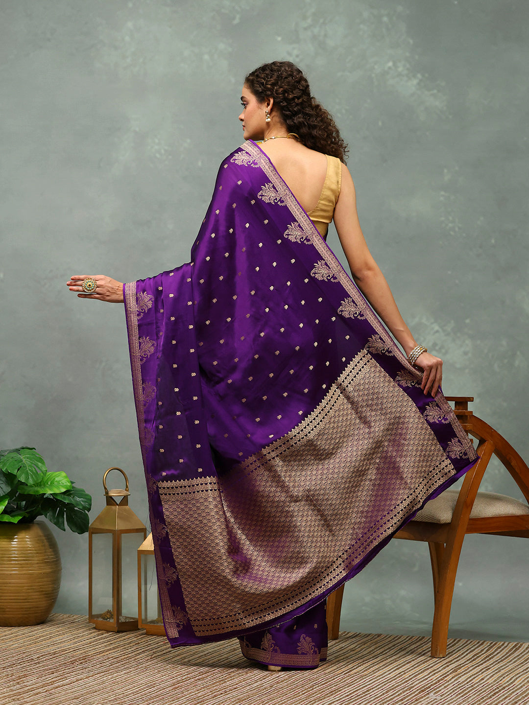 Woven Border Art Silk Saree