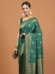 Zari Border Woven Art Silk Saree