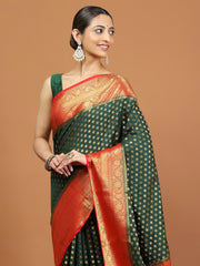 Zari Border Woven Art Silk Saree