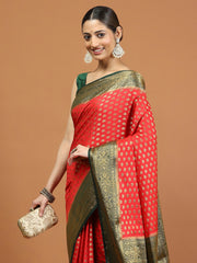 Zari Border Woven Art Silk Saree