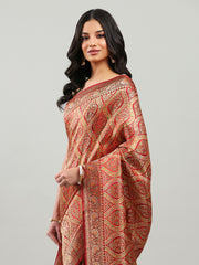 Zari Jaal Georgette Woven Saree