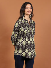 Printed Cotton Blend Kurta